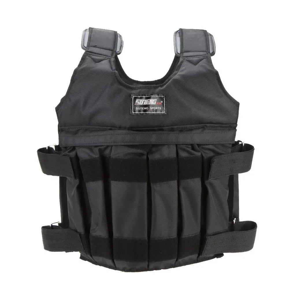 Clothing Weightloading Vest Invisible SUTENG Training, for Max - Weighted and Adjustable 50kg Exercise Boxing Sand Loading