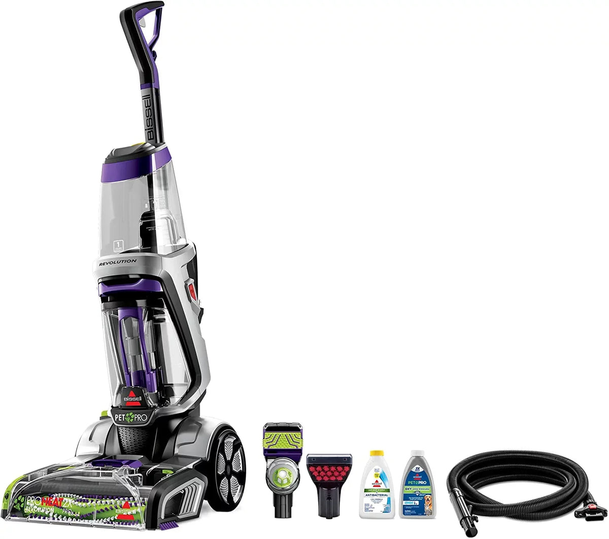 BISSELL Revolution Upright Restored Plus 2X (Refurbished) Cleaner Deep ProHeat 3588F Pro Pet