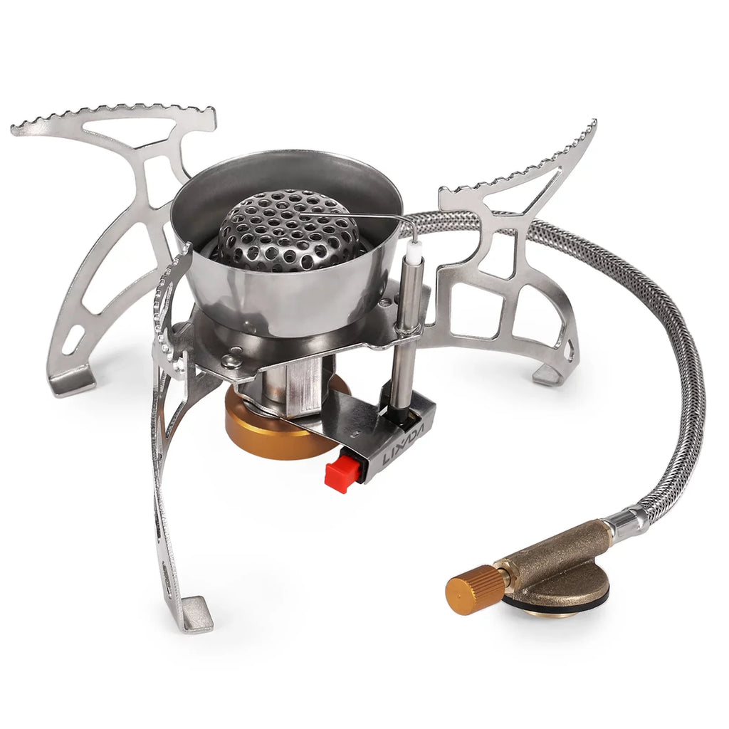 Stove, Windproof Cooking Adventures Portable Outdoor for Backpacking Lixada Stove
