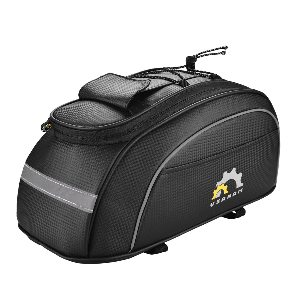 '- MTB Luggage Bag Insulated Trunk Pannier Waterproof Rear Rack Storage Bike Bag Cycling Carrier Cooler