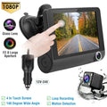 Rear Recording Motion G-Sensor Cam with Detection Front Dash Touch 1080P and iMouTEK Loop 4in Car Camera Dash Camera Screen