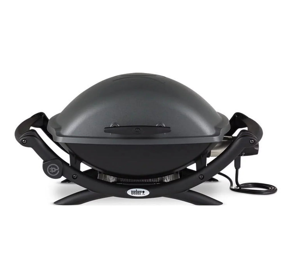 and Grill Bundle Cart 2400 Q Cover (Black) Grill Electric with Weber