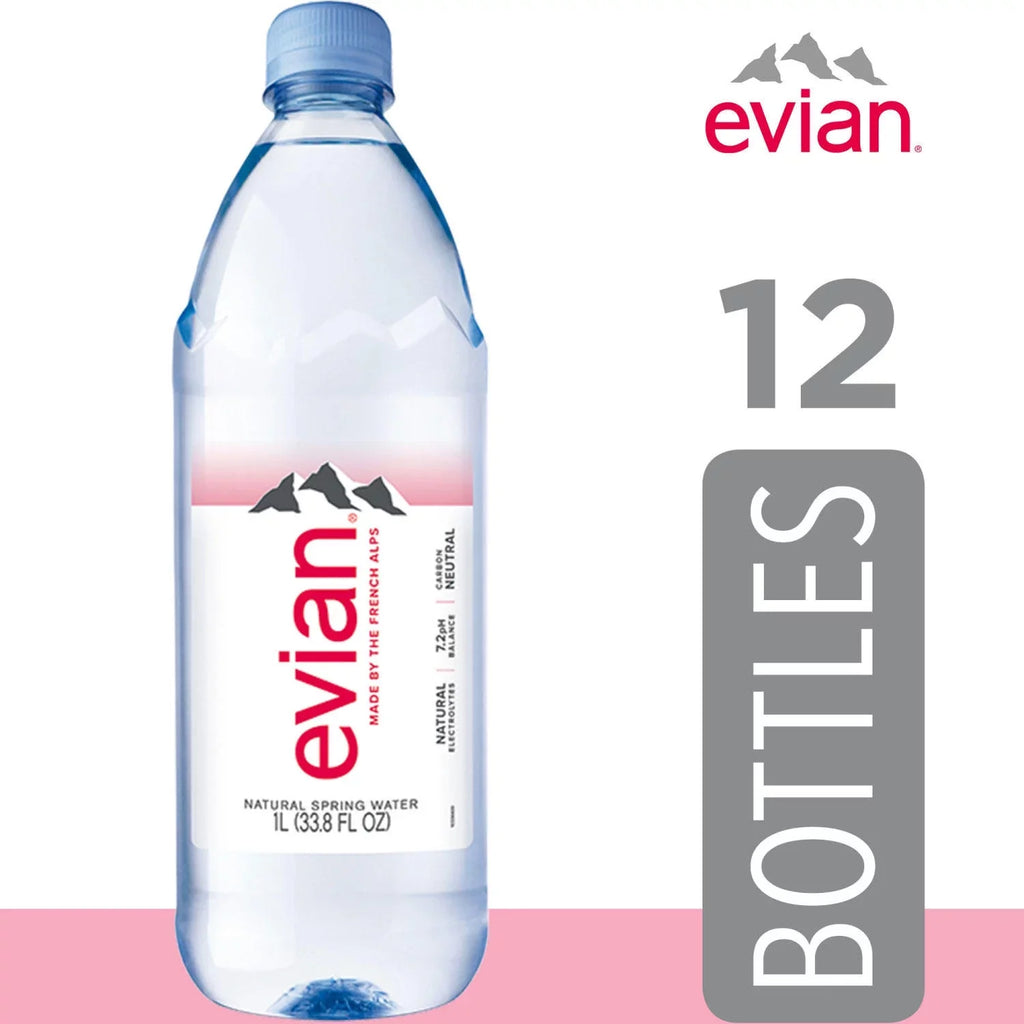 L, Natural Water 12 A1 pk. Evian 1 Spring