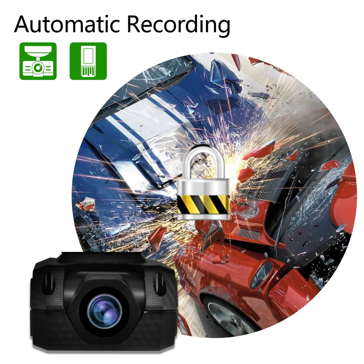ADAS Road 1080P DVR Recording Vision Night Support Camera Car 170 Wide HD Recorder Loop Dash USB Video Angle
