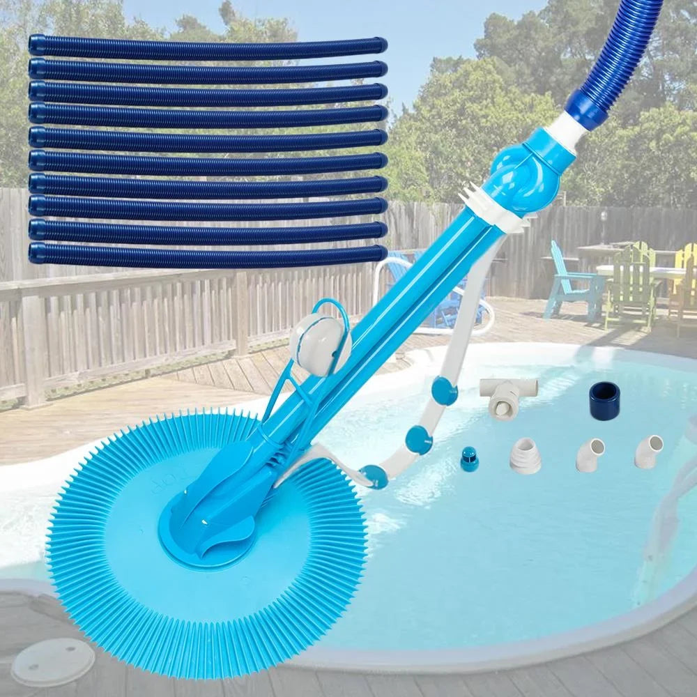 Inground SalonMore Hose Vacuum Pool Automatic Ground Climb Cleaner Swimming Above Wall