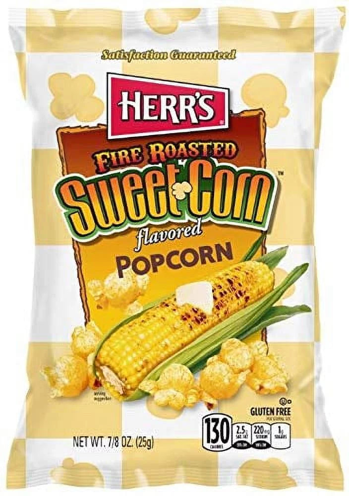 Roasted OF 30 Grams PACK Herr's Fire Sweet Popcorn Corn 25