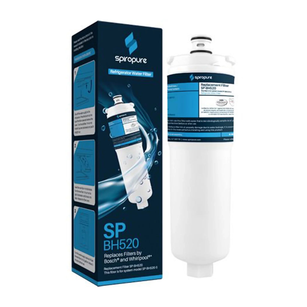 Filter SpiroPure Replacement Refrigerator Water SP-BH520-3PK Pack Part, 3