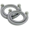 Washer Kenmore Ft. Parts Edgewater 6 2) Fill Maytag (SET OF Hose Steel , for Stainless Whirlpool, Inlet