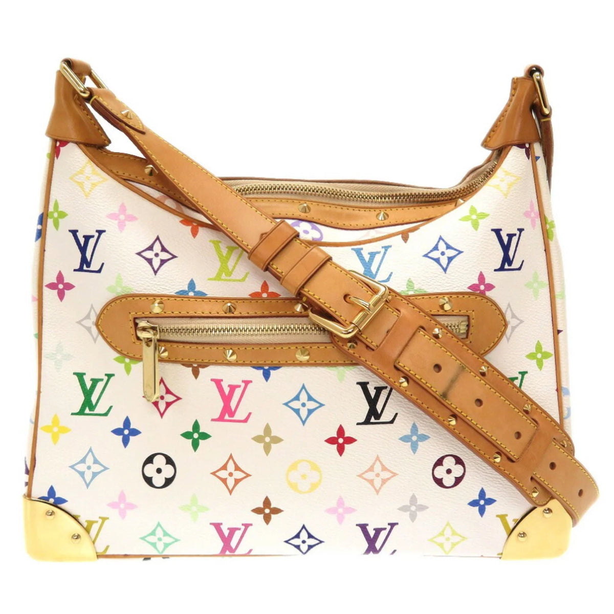 Boulogne 0072 LOUIS Bag Monogram Multicolor VUITTON Pre-Owned Louis M92660 Bron Shoulder (Fair) Vuitton