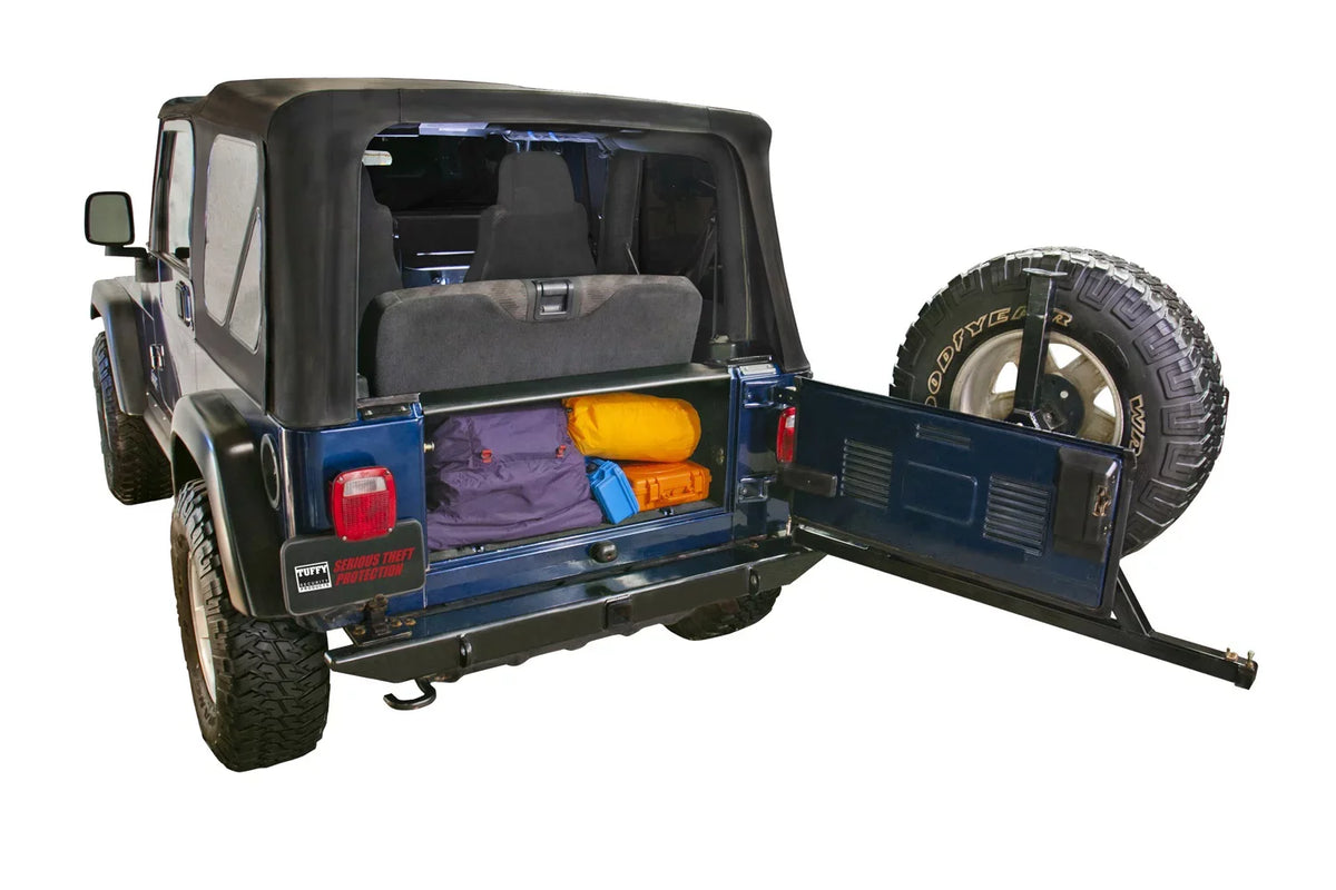 Products Classic 296-01 Black; Jeep Tuffy Wrangler 1997-2006 Enclosure; Security TJ