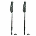 Hiking 2 Adjustable Alpenstock Pair Walking Sticks Anti-shock Trekking Poles of