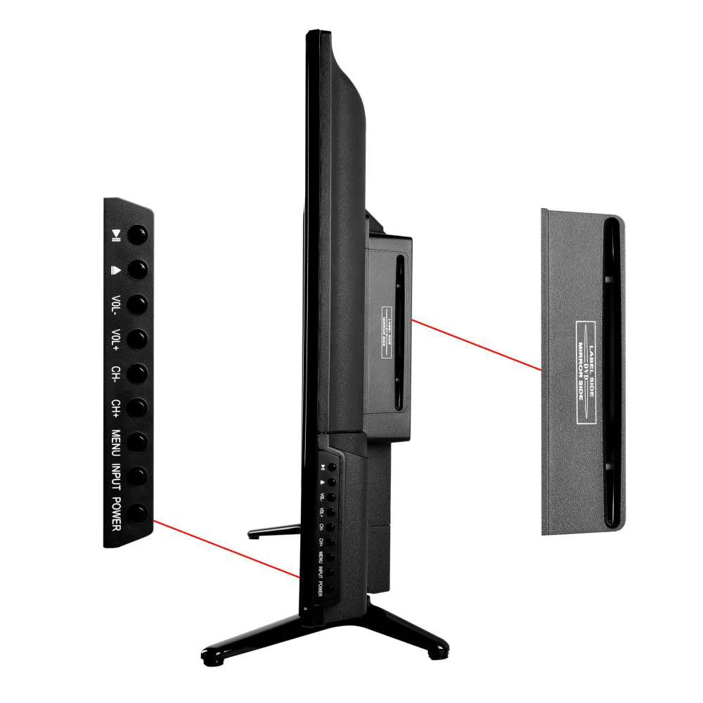 Pack) Pyle 2 LED Widescreen TV x Inch HD 1080p PTVDLED32.5 with Player 32 DVD (2