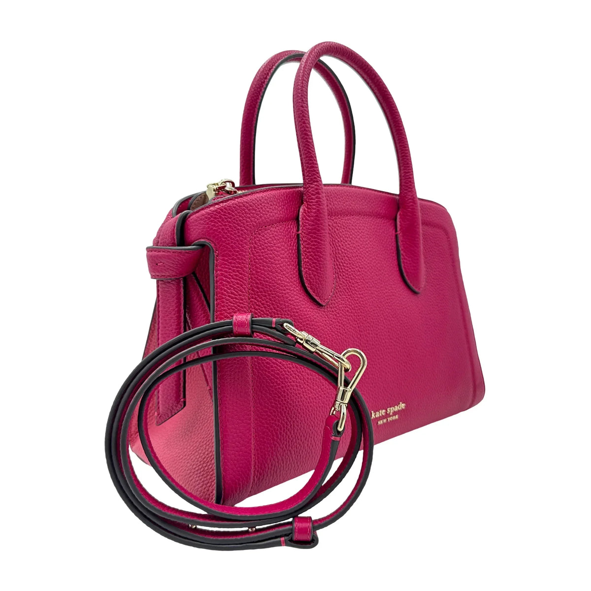Satchel Colorblocked Medium - Kate Multi Top Spade Zip Knott Renaissance Rose