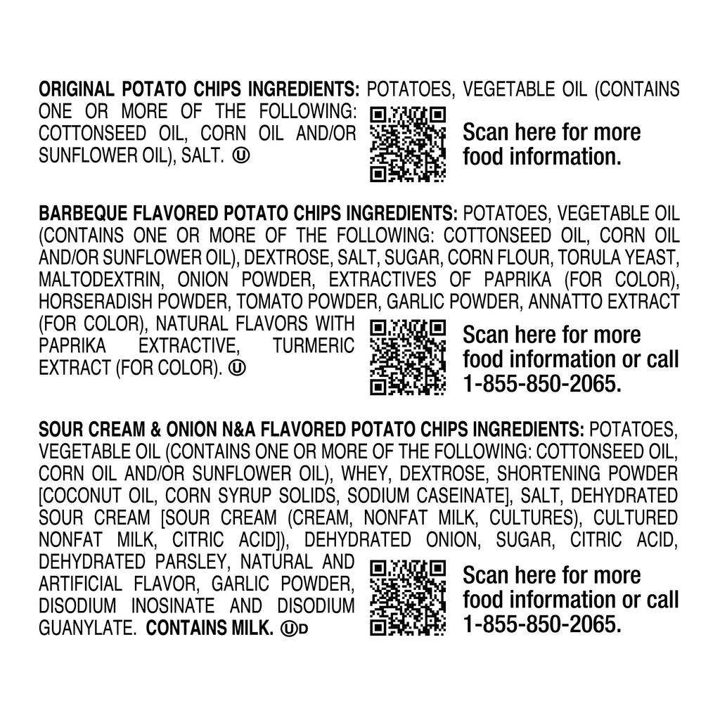 Potato 1 Count Gluten-Free, oz, Pack, Pack, Chips, Chip Variety Utz 18