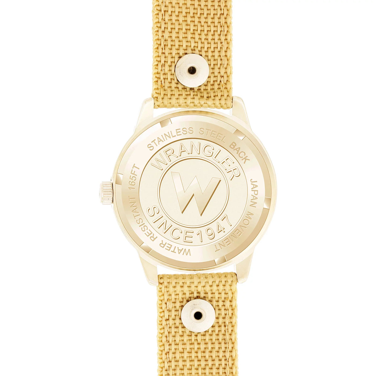 Nylon Wrangler Watch Strap 42mm Wheat White dial, Colored