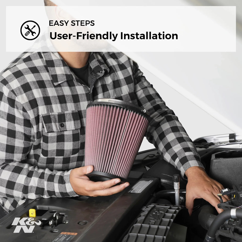 Air Duty: Premium, K&N E-3340 High Washable, Engine Filter, Replacement Heavy Performance, Filter: Industrial