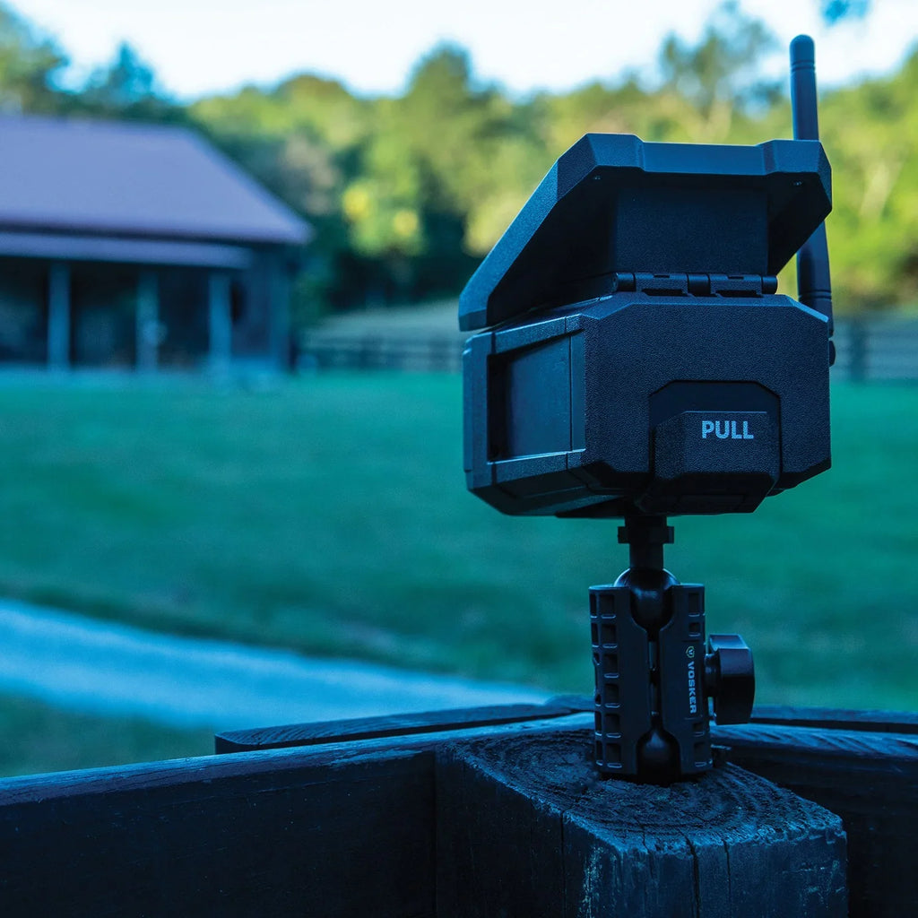 Cellular 1202 Nation VOSKER Solar-Powered Camera LTE V150 Security Wide Network) Outdoor (US