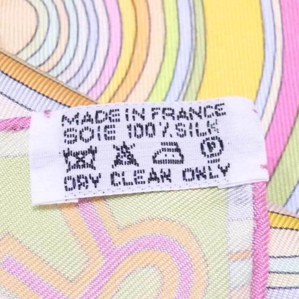 Women's Pre-Owned Hermes HERMES (Good) Scarf Petit Carre Silk Multicolor