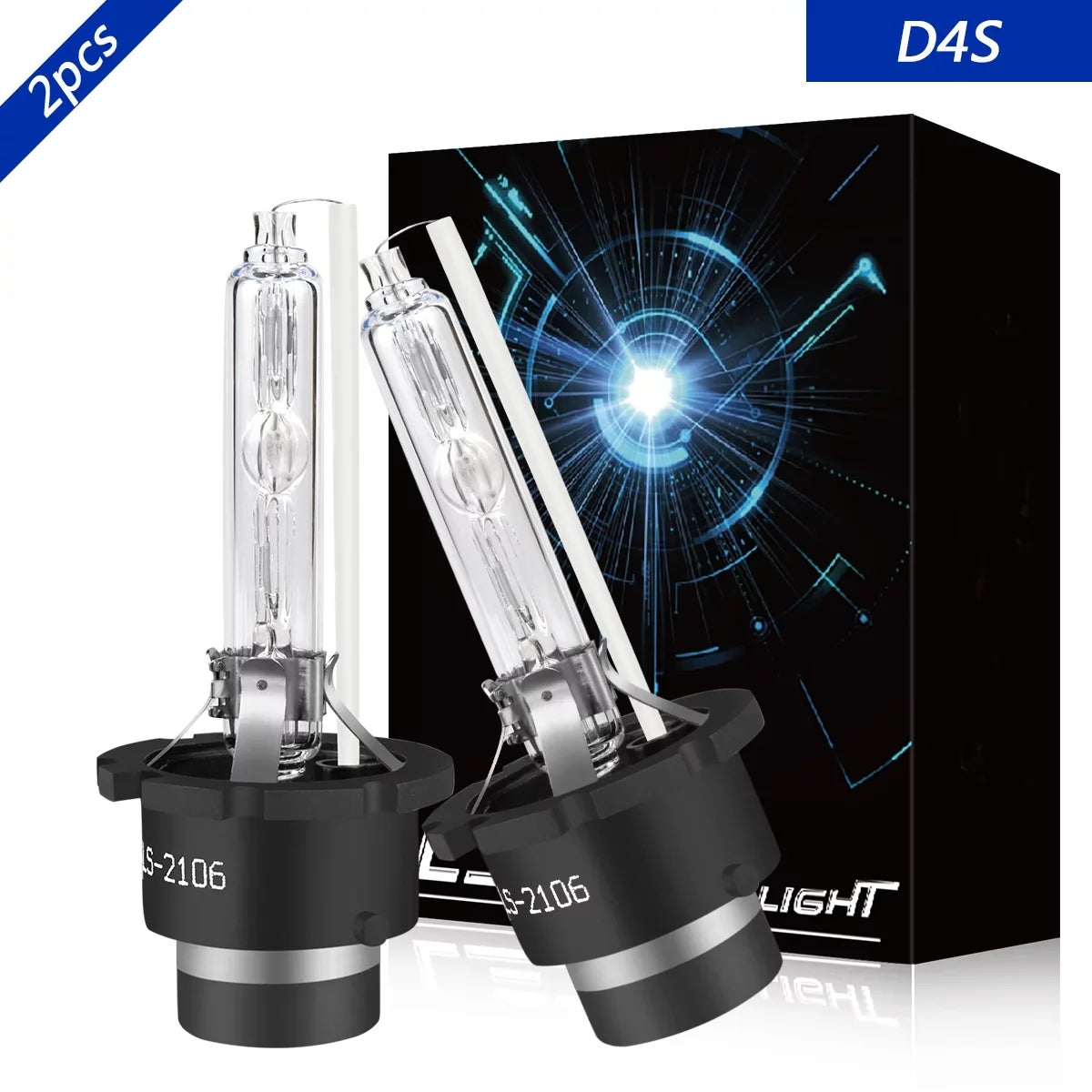 Bulbs Headlamp White HID 6000K Xenon for 2015-2017 D4S Outback Low Headlight 2pcs Beam Subaru