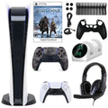 Digital PlayStation 5 Accessories Console Dualsense Camo with Controller Sony Extra GOW Kit Gray and