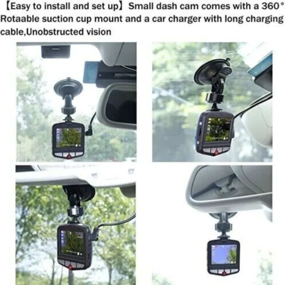 Full 2.4'' 1080P Vision Cam HD Front Car Rear Night Dash or DVR Camera G-sensor