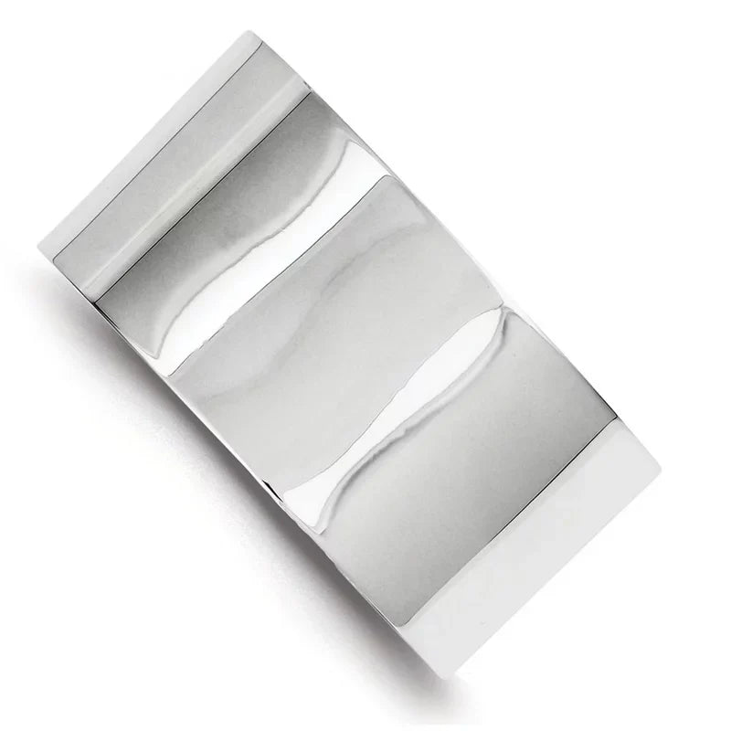 Cuff Bangle Silver Sterling Fancy 30mm Bracelet
