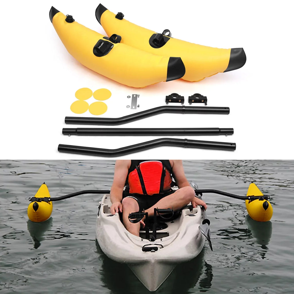 Float Meterk with Standing Kayak System Kit Kayak Arms Outrigger Boat Float Fishing Stabilizer Sidekick PVC Inflatable Rod