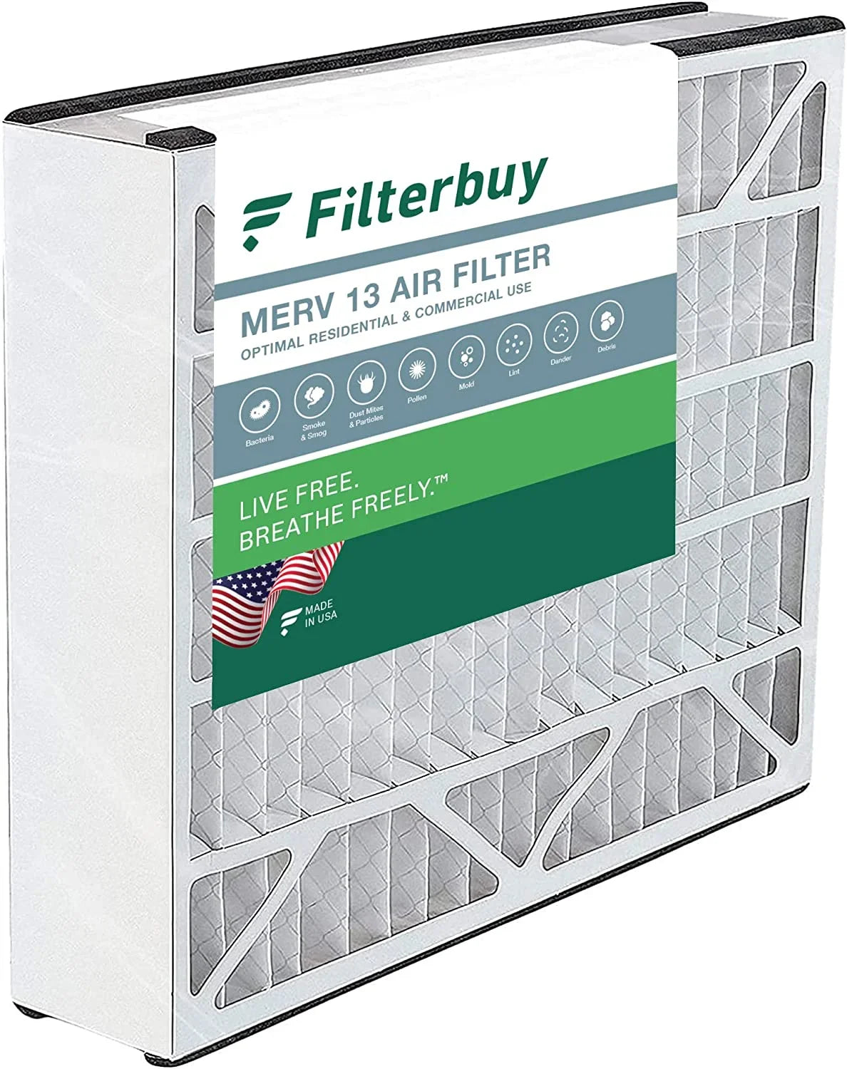 for 16x25x3 Filterbuy Furnace (1-Pack) Bear Filters HVAC Air Air 255649-101 13 Trion Pleated MERV AC