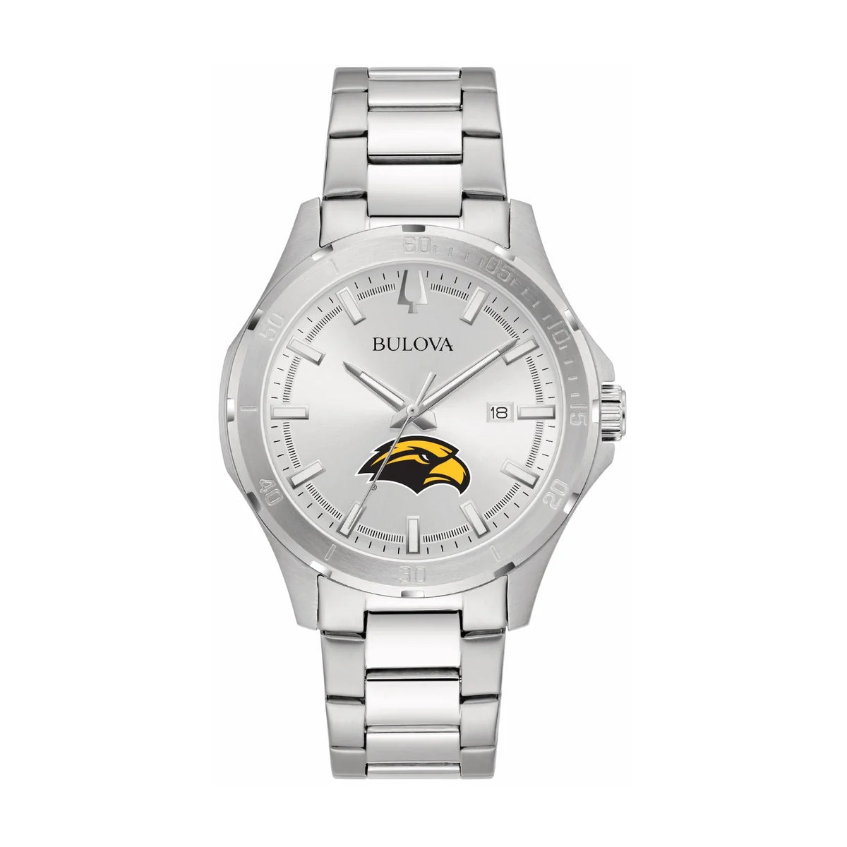 Golden Southern Sport Eagles Bulova Watch Steel Miss Classic Silver Stainless