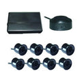 Black VTSR220 Parking Rear 4 and 4 Waterproof Boyo with Sensors Connector, Front