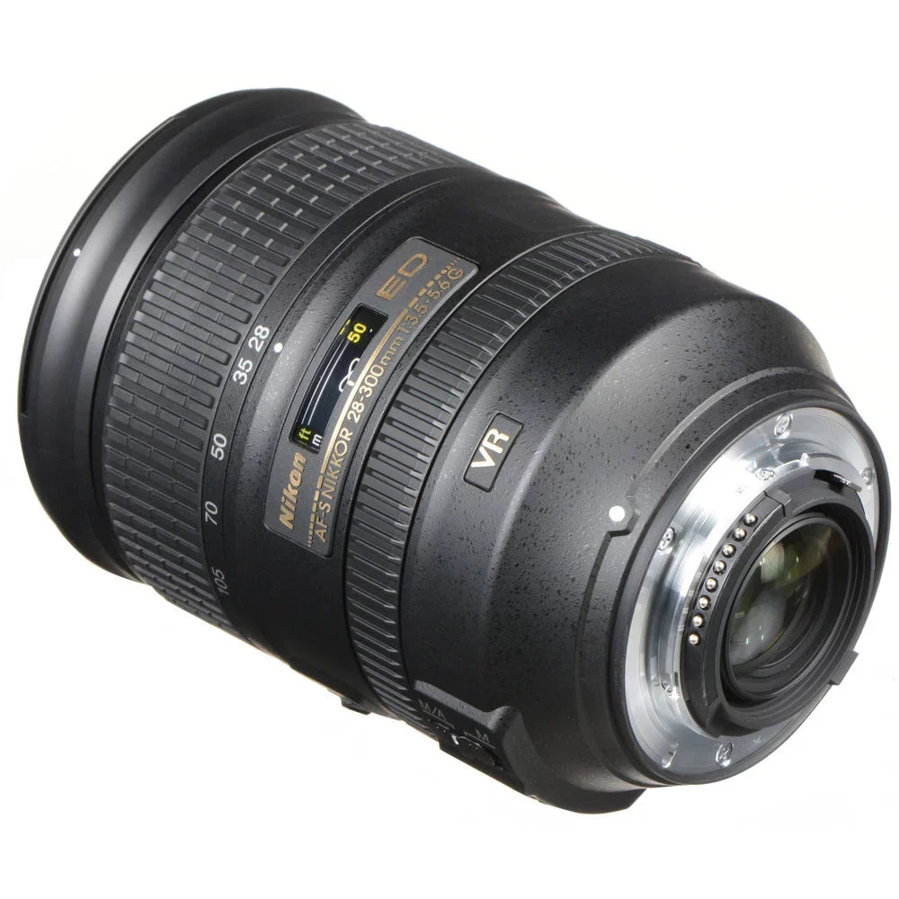 Lens Keeper Hood Nikon AF-S UV, Cleaning ED + + Lens Lens Macro 28-300mm Lens Cap with NIKKOR Filter Kit Filters Case Padded + Kit FL CPL, (2191) Intl Tulip + VR f/3.5-5.6G +