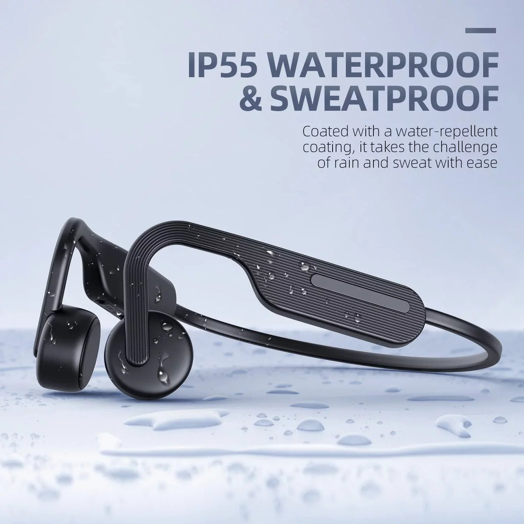 for Ear Running, 5.0 Cycling, Hiking, Driving Bone Bluetooth Open Headphones, Sports Resistant Conduction Wireless Headset Earphones, Headphones, Sweat