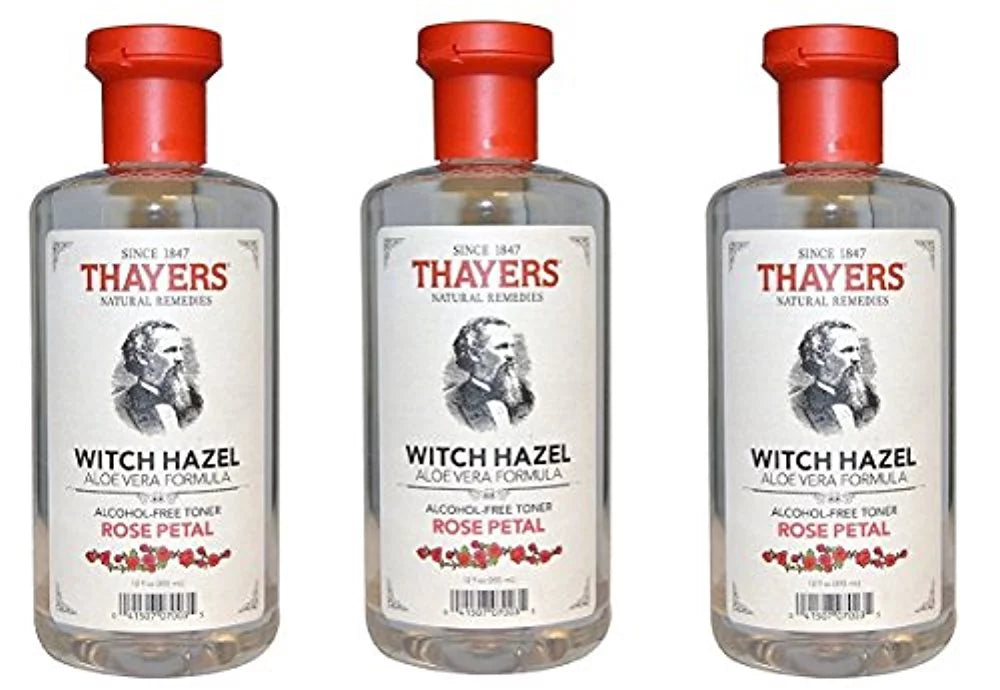 Aloe Thayers Witch fl Vera Rose Pack oz 3 12 Toner, Hazel - Petal,