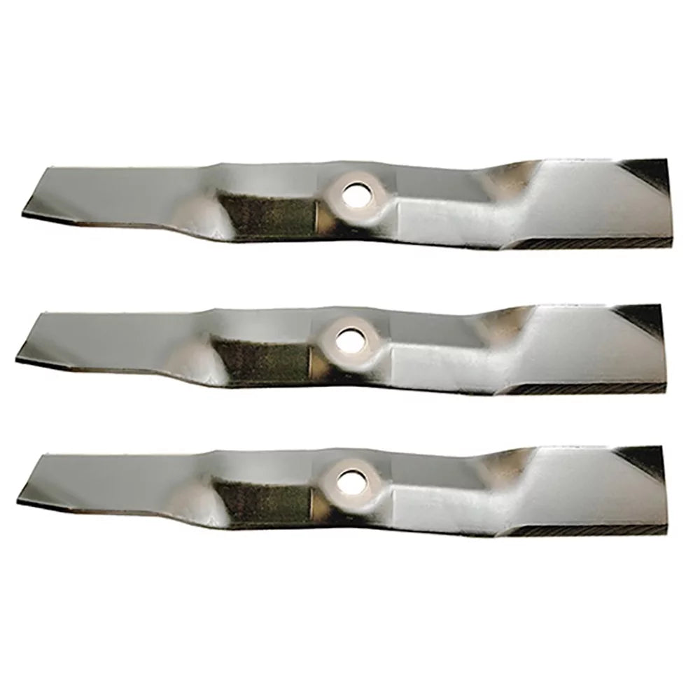 Z540M Deere Z525E Lawn Z355E Z355R Mower Blades (3) Fits Z-Trak 48" John Z535M
