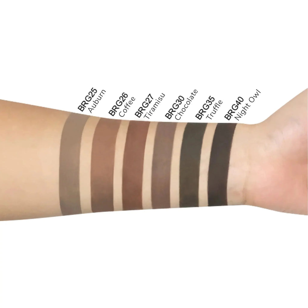 Colors - Free Brow Makeup-Street Paraben Texture Hazel Matte Palette Eye Pro Vegan 3 6.2g