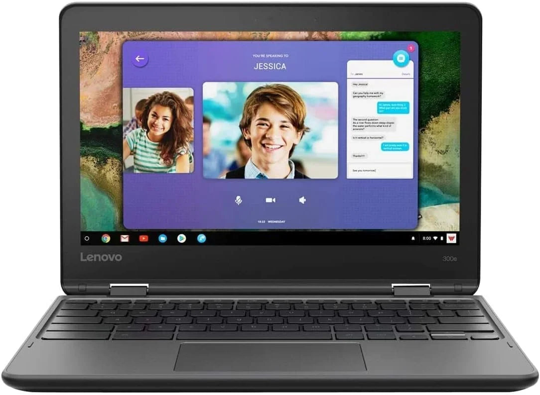 1st 4GB Lenovo - 11.6” Mediatek SSD (Used) 16GB Gen OS - Chromebook 300E Ram Chrome