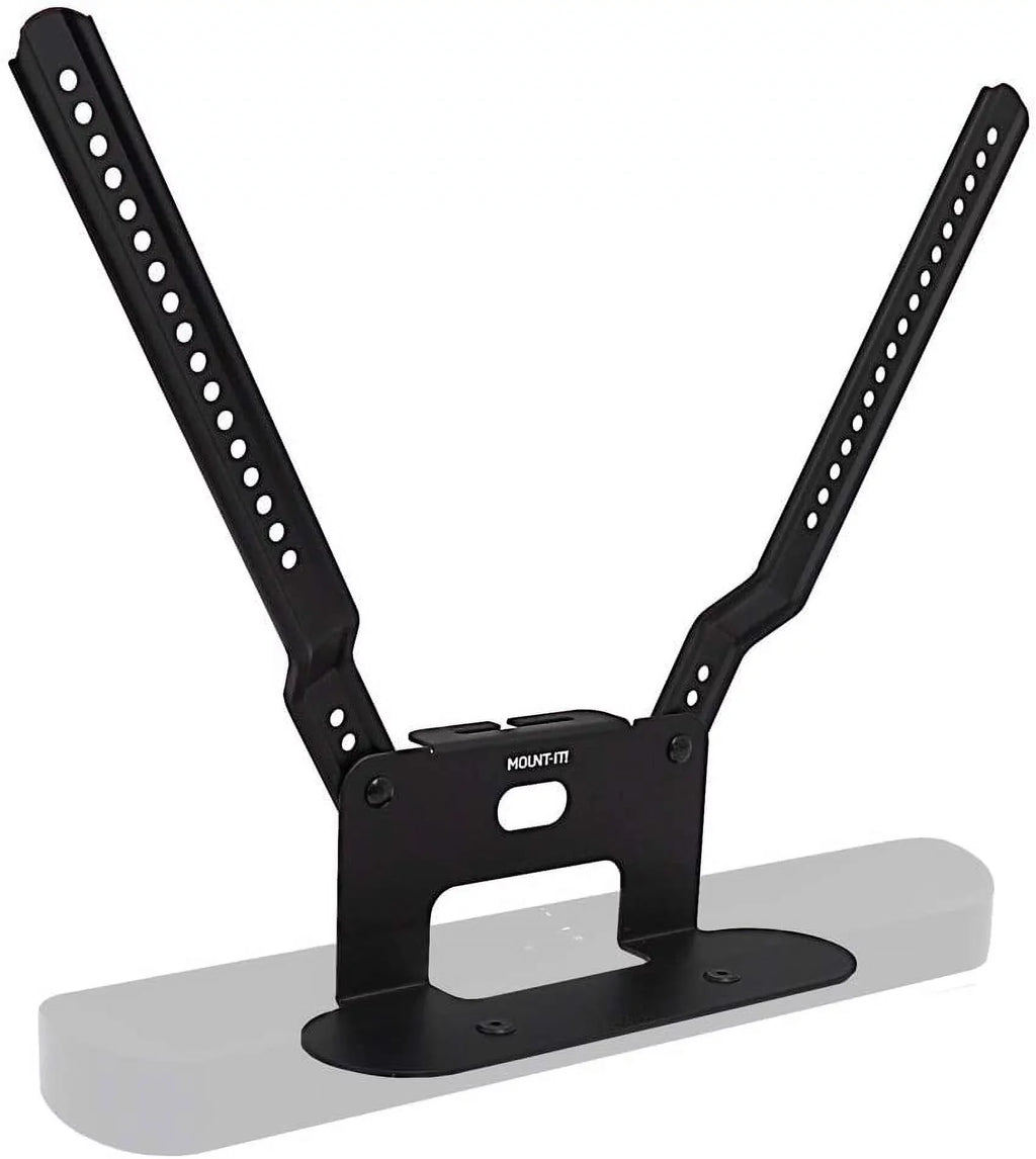 Shelf - VESA Kit Mounting Sound Pattern Mounting Soundbar Bracket for Mount Beam Compatible Sonos with with 200mm Speaker Mount-It! 600mm Televisions | TV Bar