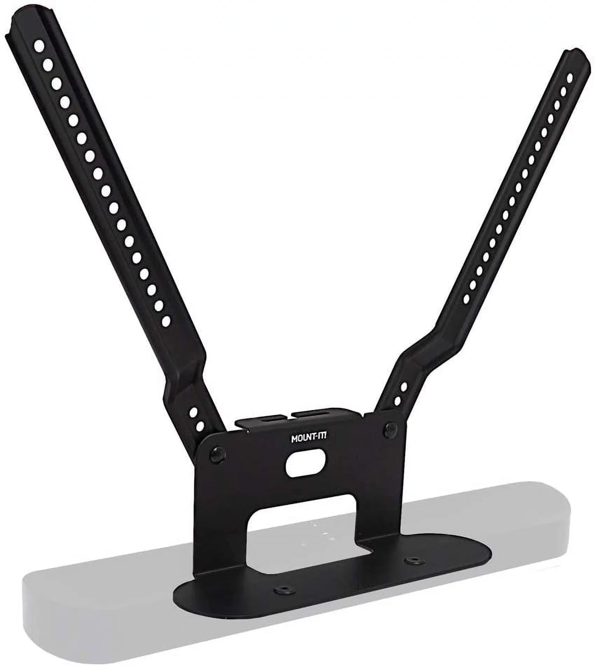 Shelf - VESA Kit Mounting Sound Pattern Mounting Soundbar Bracket for Mount Beam Compatible Sonos with with 200mm Speaker Mount-It! 600mm Televisions | TV Bar