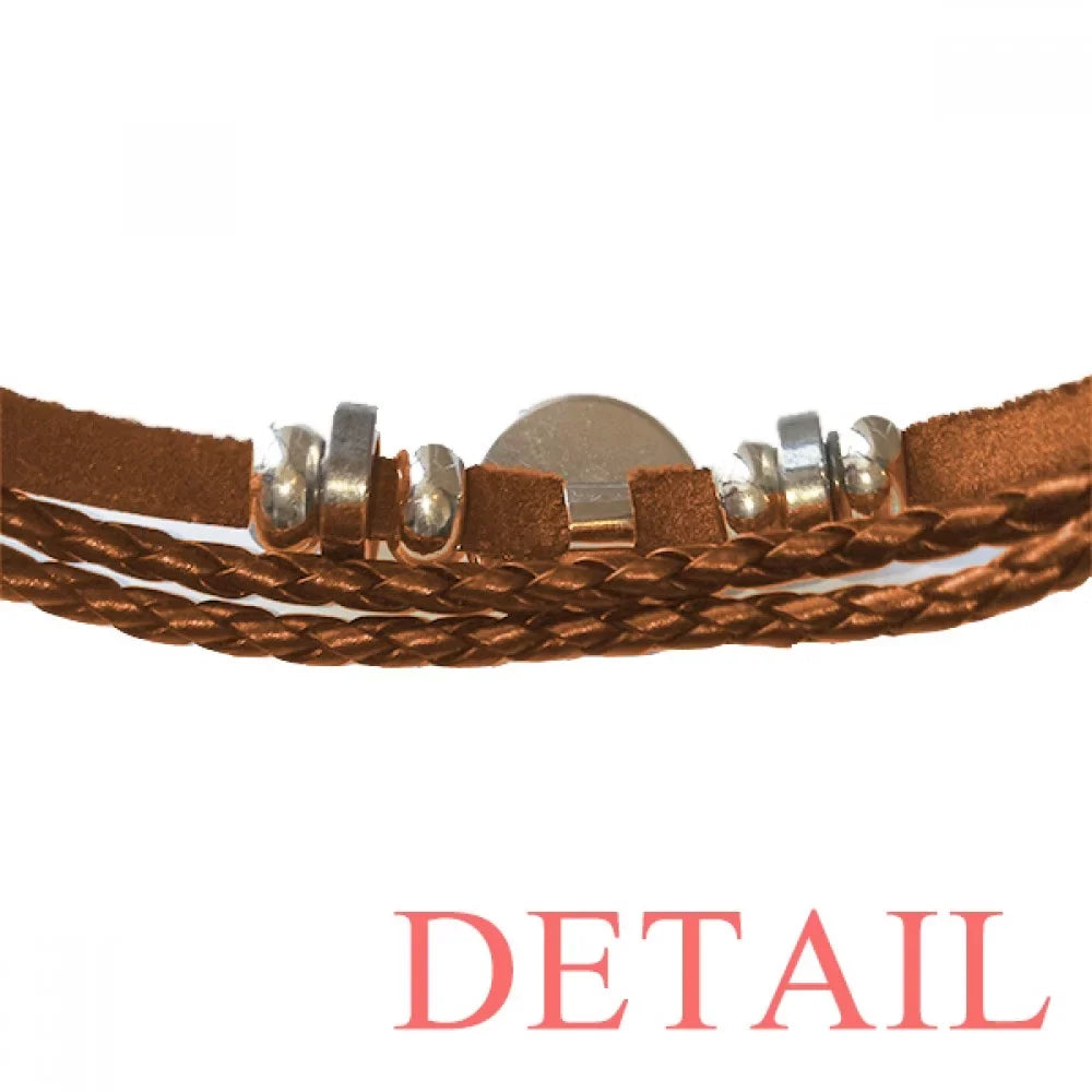 Wristband Jewelry Bracelet Flower Flowe Pattern Ornament Leather Petal