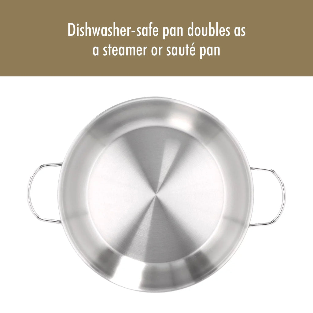 Set Smoker Resto Stainless 4-pc Stovetop Demeyere Steel