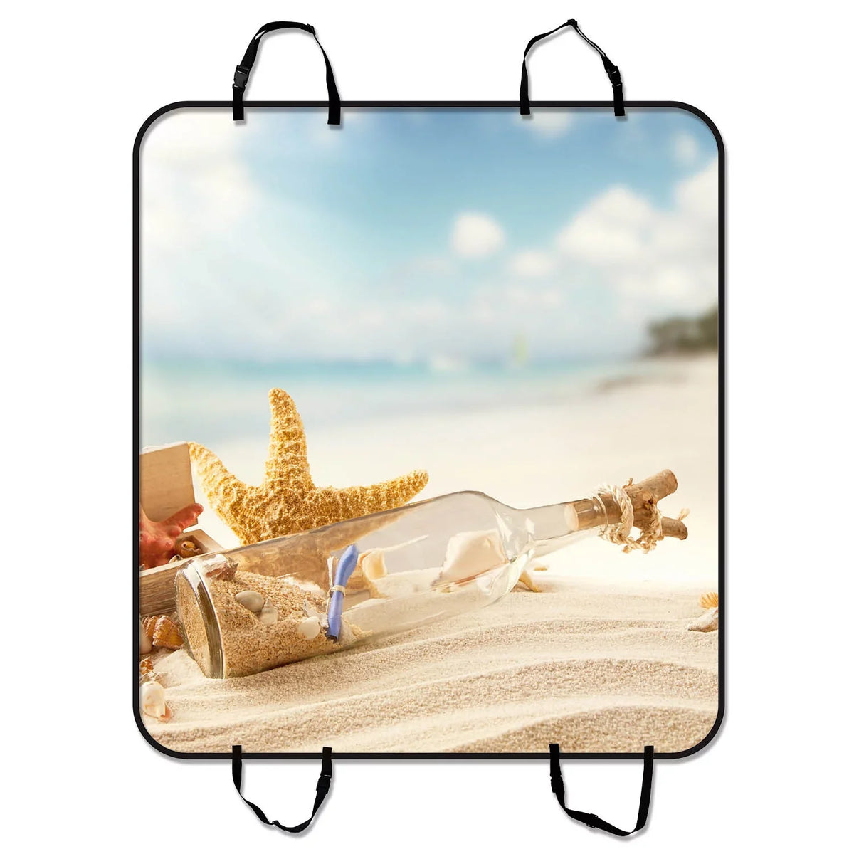 Shell Hammock Car inches Beach Dog and Seat Cars Cover Seat Starfish Car Cloud SUV Cargo Trunk Pet Cover,Sky Seat Mat Pet 54x60 Starfish Mat For Car Mat Trucks GCKG