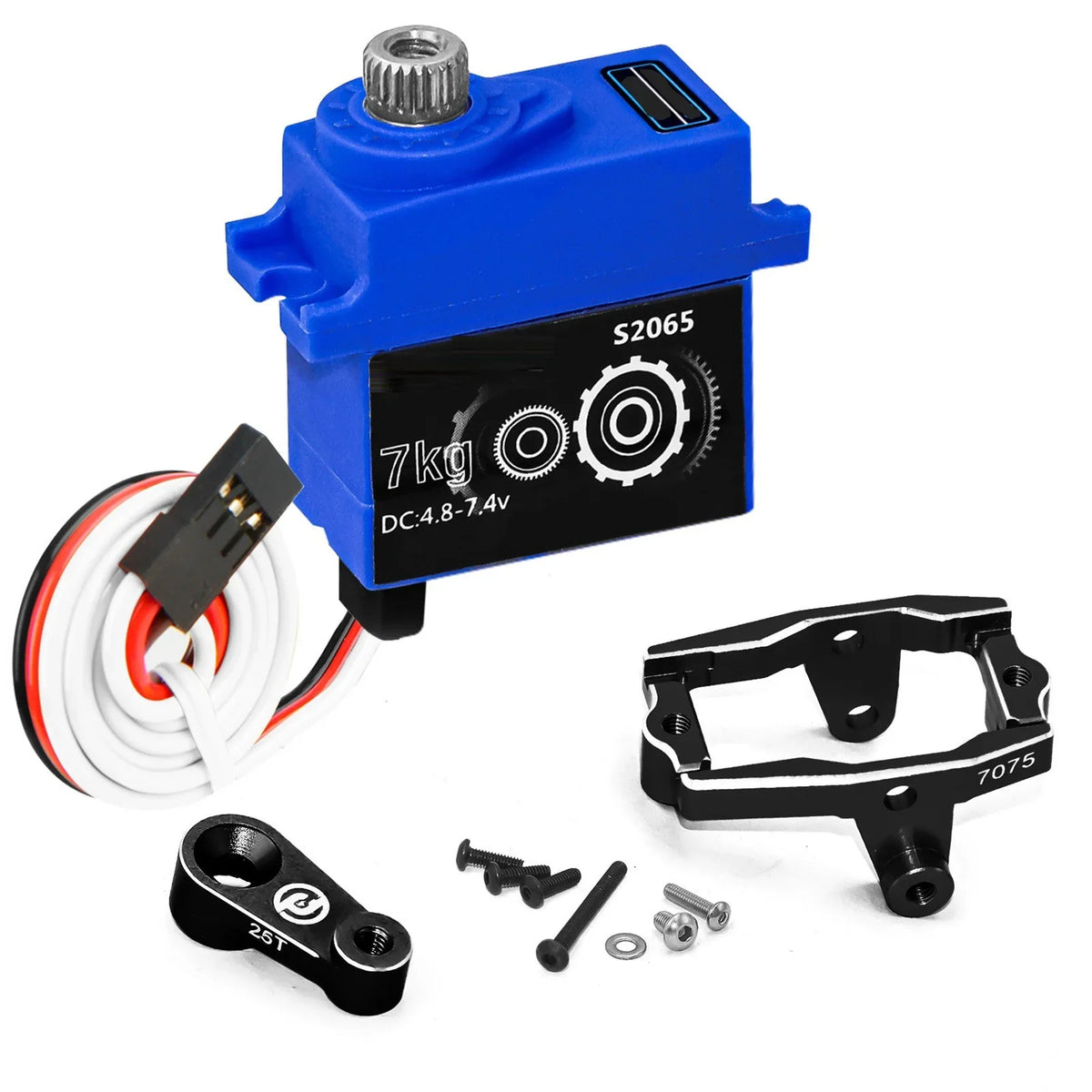 Gifts Servo Car Servo Servo and Clearance with Horn Season Holiday Metal Upgrade Parts Digital Mount RC Micro 1/18 TRX4M Gear 2023RC Servo for Saving