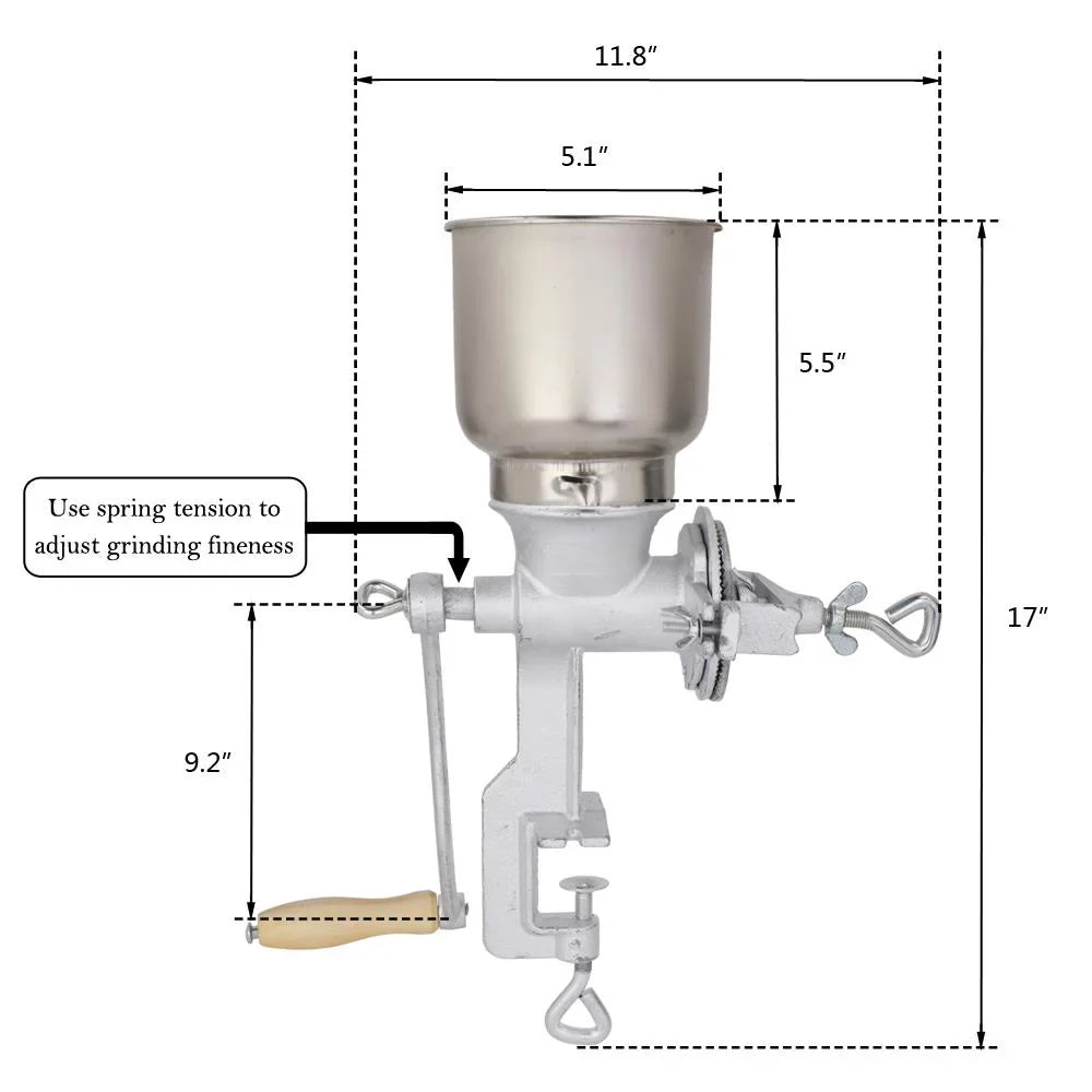 Grinder Mill and Coffee Nut Grain Corn Manual for SalonMore