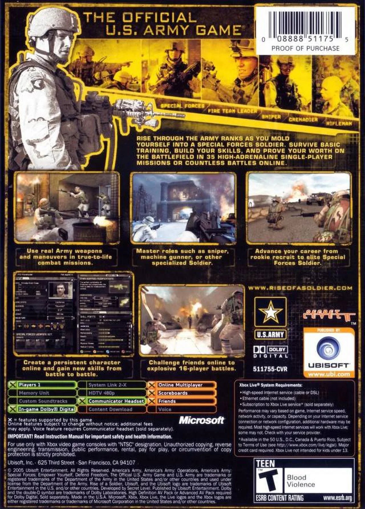 Soldier of Ubisoft Rise America's Army: a