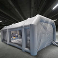 Windows Built-in Paint 26x13x10ft Inflatable Spray Portable Blower Spray Mobile Filter Booth System Paint PVC Air Miumaeov Spray Tent Paint and Transparent with Giant Inflatable Booth