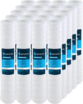 SpiroPure 20) Water of String-Wound SWC-25-20100 Filter Cartridge Micron SP-CW100-20 Polypropylene (Case Sediment 20x2.5 100
