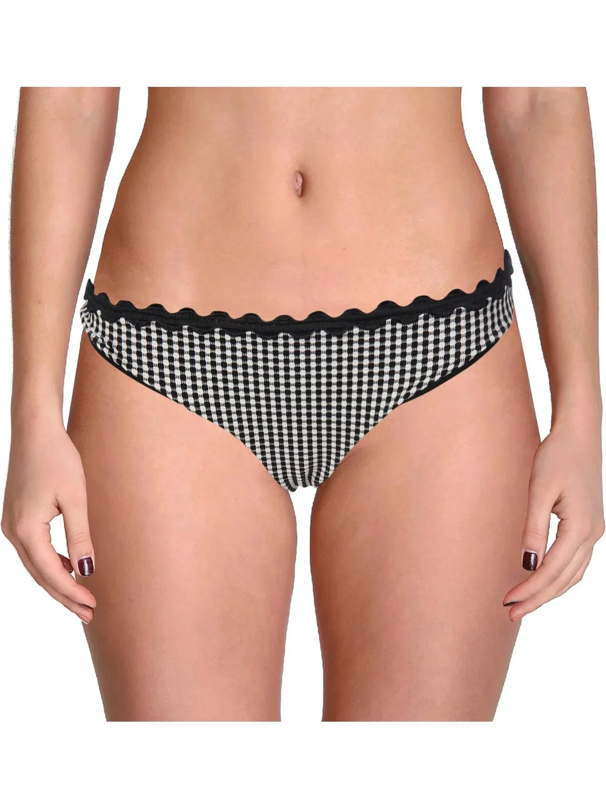 Contrast Hipster B/W Trim Shoshanna Womens XL Bottom Separates Swim