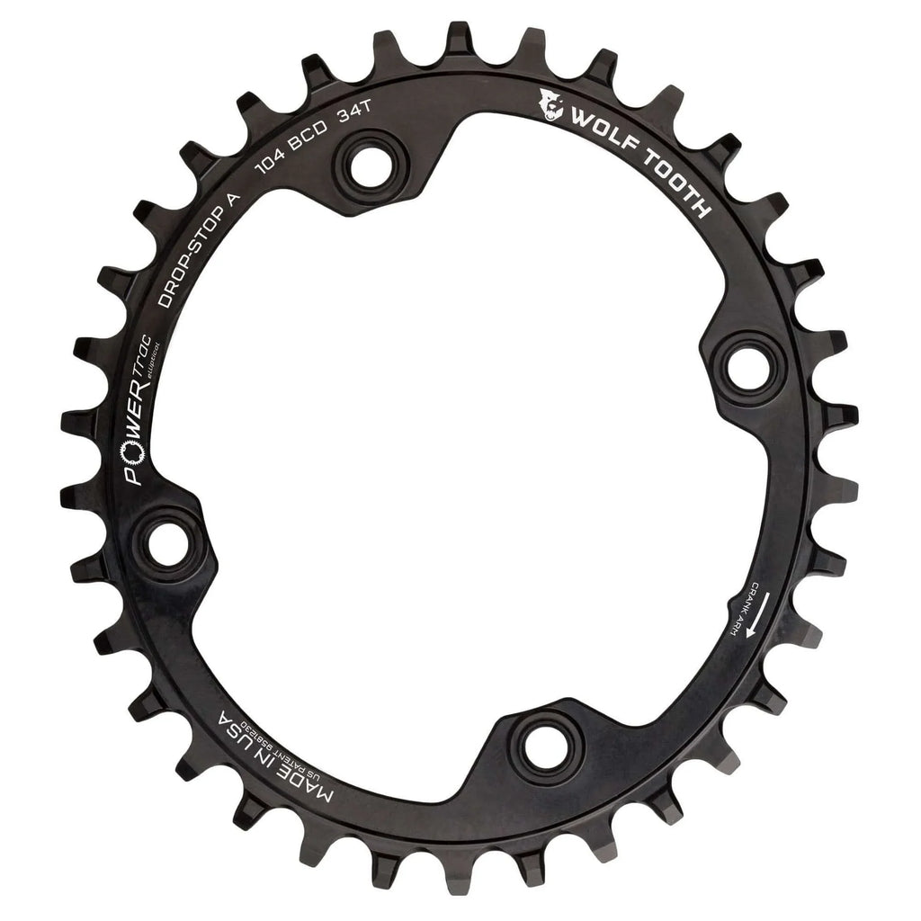 '- 104 Tooth BCD: Chainring BCD 104 Hyperglide+ Elliptical Chainring Count: Tooth Wolf 34