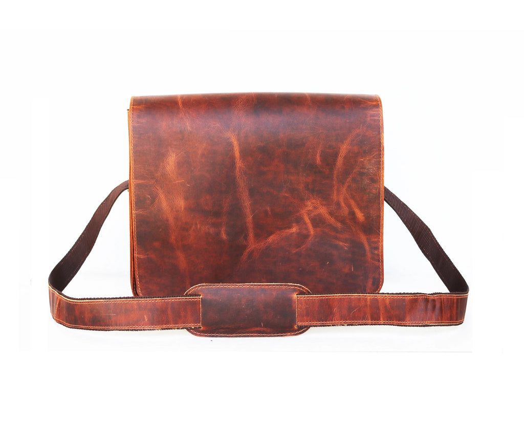 briefcase office men satchel bag shoulder MacBook bag iPad Handmade distressed for Leather bag gift for