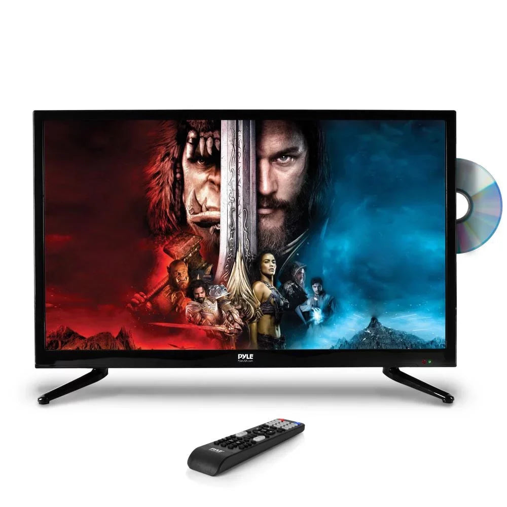 Pack) Pyle 2 LED Widescreen TV x Inch HD 1080p PTVDLED32.5 with Player 32 DVD (2